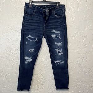 American Eagle Next Level Stretch skinny jeans, Sz 14 short